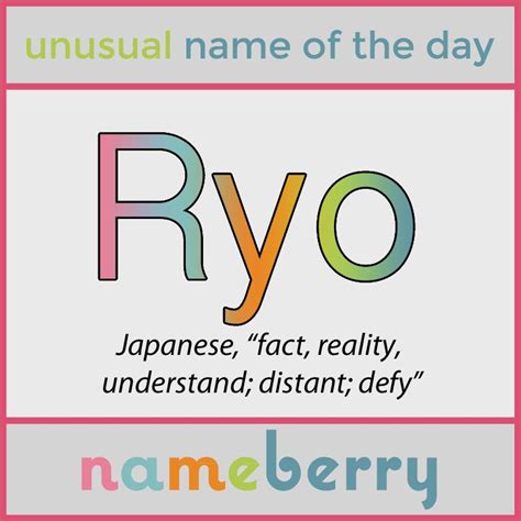 ryo&yuu|ryo meaning japanese.